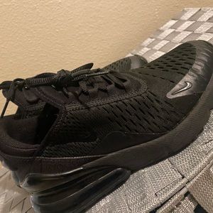 Nike air max all black still have a lot of use to them barely used